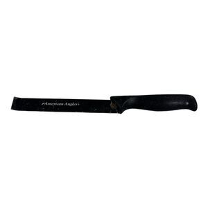 American Angler Fillet Knife Surgical Stainless Steel Blade Black Handle 9.25"